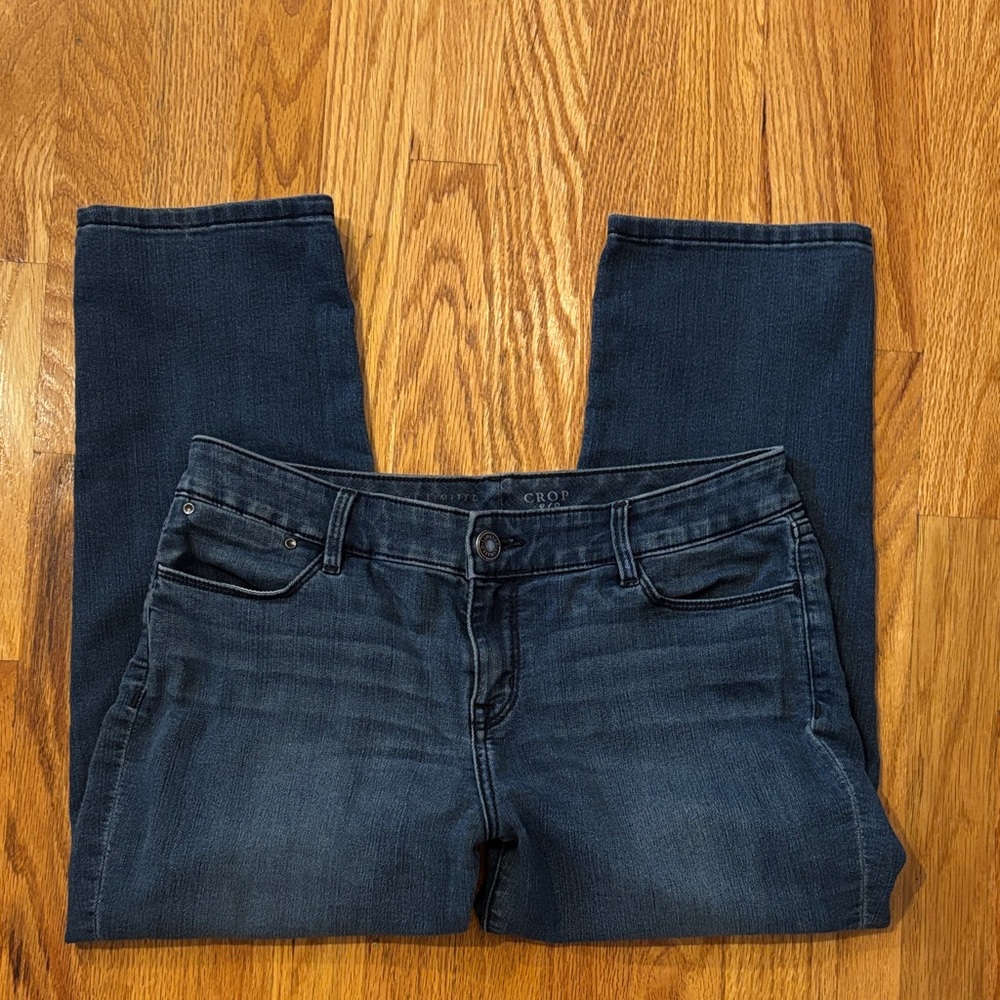 Women's The Limited Crop 313 Blue Jeans